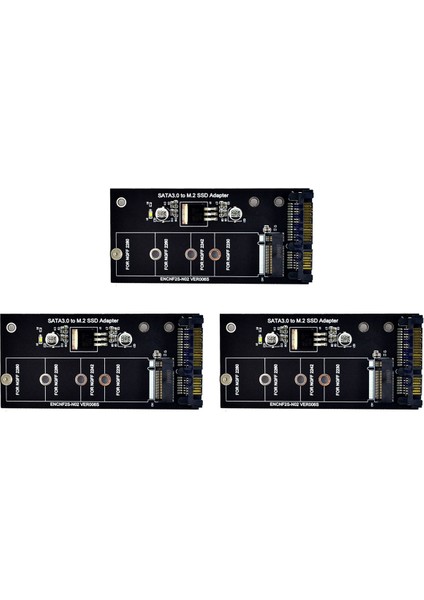 3x M2 Ngff SSD - Sata 3.0 2.5 &amp; Rdquo, M.2 SSD Adaptör Dönüştürücü Yükseltici Kartı Pc Dizüstü Bilgisayar Için 6gps&#39;ye Kadar Kartı Ekleyin (Yurt Dışından)