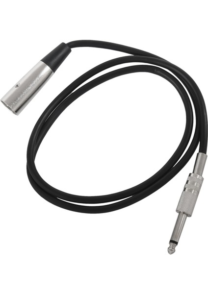 Xlr 3 Pin Fiş 6.35MM 1/4 Inç Erkek Mono Jack Fiş Kablosu 1 Metre (Yaklaşık 3,3 Feet) (Yurt Dışından)