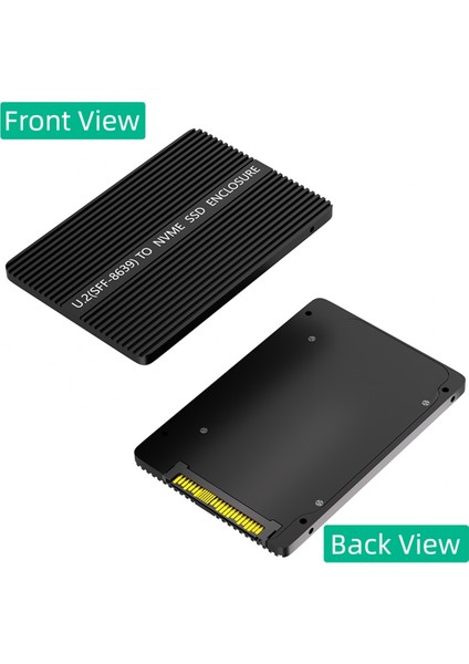 M.2 (Ngff) Nvme Ssd-U.2 (SFF-8639) Termal Ped ile 2.5 Inç SSD Adaptörü, M.2 Nvme Ssd&#39;yi Sata Için Değil U.2&#39;ye Dönüştürün (Yurt Dışından) fiyatları
