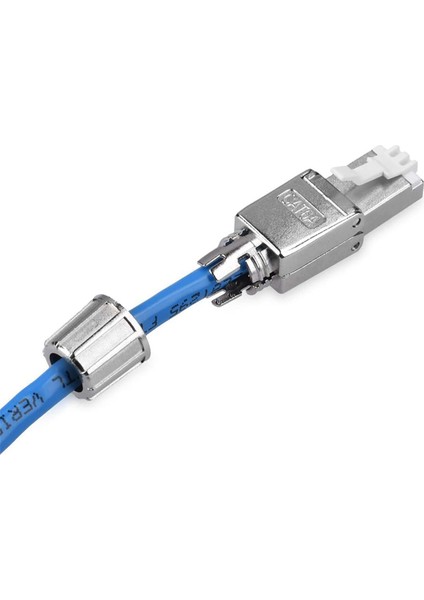 RJ45 Ağ Bağlayıcı Paketi 16 CAT6A Rj -45 Ağ Konektörleri Seti -Kalıcı Cat 6A Ethernet Kablo Gerinim Kaldırma Fişleri (Yurt Dışından) modelleri