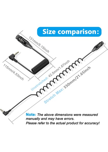 Xlr Kablosu 3,5 mm - Xlr Dişi Ses Kablosu Aux Aux Aux Mikrofon Mikser Hoparlörler Amplifikatörleri Için Ses Kablosu (Yurt Dışından) fırsatları
