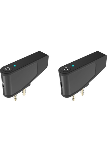 2x Bluetooth 5.3 Uçak Havayolu Uçuş Adaptörü Aonic 40 Için Verici 40 50 Kablosuz Gürül (Yurt Dışından)