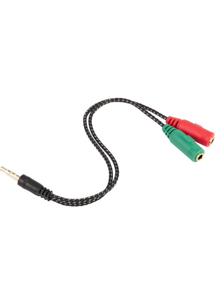 3pcs Kablo Adaptörü 2 Arada 1 Splitter 4 Pole 3.5mm Ses Kulaklık Kulaklığı 2 Dişi Jack Kulaklık Mikrofonu Ses Kablosu 3 Kutup (Yurt Dışından) fırsatları
