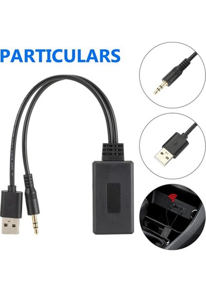 2x Araç Kablosuz Bluetooth Modül Müzik Tüm Modeller Alıcı Aux E92 Jierui-Bt 5908 Yardımcı Adaptör (Yurt Dışından)