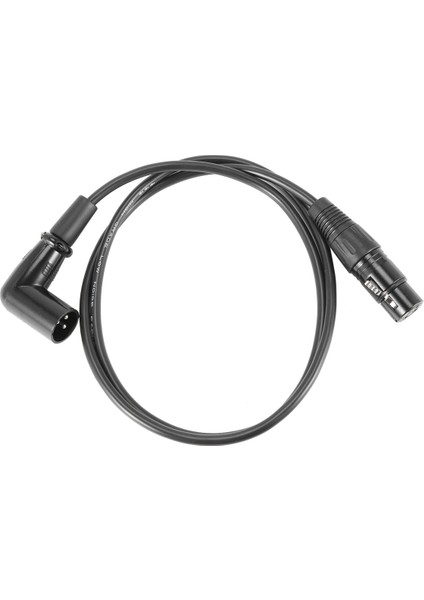 Sağ Açılı Erkek Ila Dişi Xlr Kablosu, Mikrofon Kablosu, Denge / Mikser / Amplifikatör Için Dmx Sinyal Tel Kablosu (1 Metre = 3,2 Feet) (Yurt Dışından) fiyatları