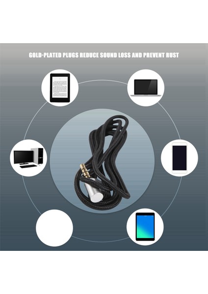 Steelseries Için 3x Yedek 3.5mm Ses Kablosu Arctis 3, Arctis Pro Kablosuz, Arctis 5, Arctis 7 (Yurt Dışından) modelleri