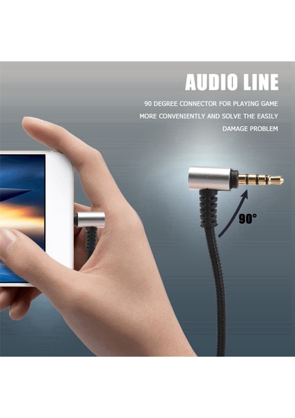 Steelseries Için 3x Yedek 3.5mm Ses Kablosu Arctis 3, Arctis Pro Kablosuz, Arctis 5, Arctis 7 (Yurt Dışından) fırsatları