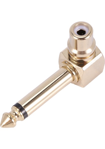 10 Paket Rca Dişi Kriko-1/4 Inç Mono Mono Fik Diğer Açılış Ses Adaptör, Gold (Yurt Dışından) fırsatları