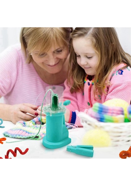 Weaver Örgü Aracı, Kolay Ev Dokumacı Halat Örgü Mini Dikiş Değirmen Toykulma Makara Makinesi El Işletilen Yün Sarıcı (Yurt Dışından) modelleri