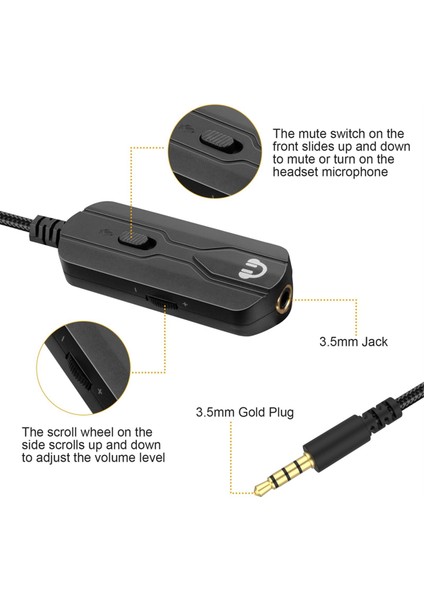 Bose 700 Oe2 QC25 QC35II QC35 QC45 Soundlink Kulaklık Için Uyumlu Hacim Kontrolü Olan 3.5mm Uzatma Ses Kablosu (Yurt Dışından) indirimleri