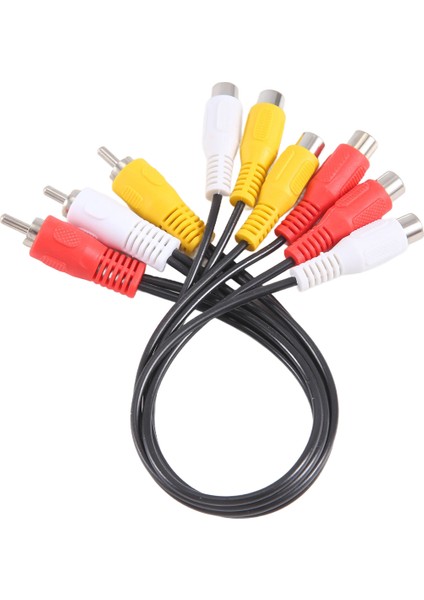 Yeni 3 Rca Erkek Kriko - 6 Rca Dişi Fiş Ayırıcı Sesli Video Av Adaptör Kablosu (Yurt Dışından) modelleri