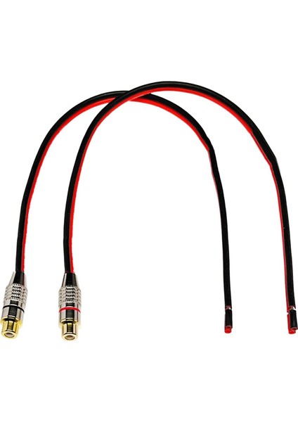 4x Hoparlör Tel 14 Awg Fono Rca Dişi Jak, 2 Kanal (Yurt Dışından) fiyatları