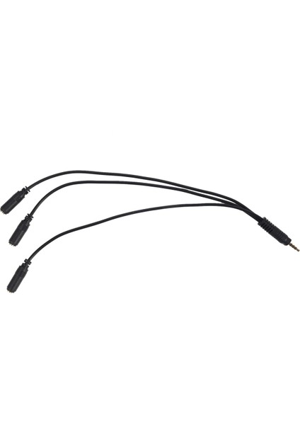 3.5mm Stereo Audio Splitter Kablosu Altın Kaplama 3.5mm (1/8 Inç) Trrs Stereo Fiş Erkek 3 x 1/8 Inç 3.5mm Stereo Jakı Dişi 1 Giriş 3 Çıkış Stereo Audio Aux Ayırma Kablosu (Yurt Dışından) fiyatları