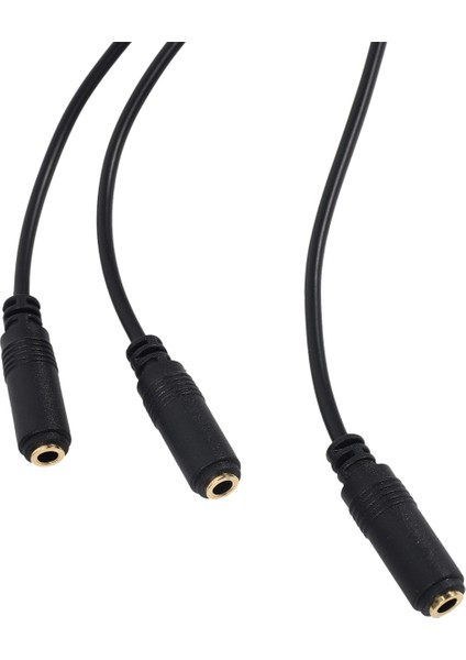 3.5mm Stereo Audio Splitter Kablosu Altın Kaplama 3.5mm (1/8 Inç) Trrs Stereo Fiş Erkek 3 x 1/8 Inç 3.5mm Stereo Jakı Dişi 1 Giriş 3 Çıkış Stereo Audio Aux Ayırma Kablosu (Yurt Dışından) indirimleri