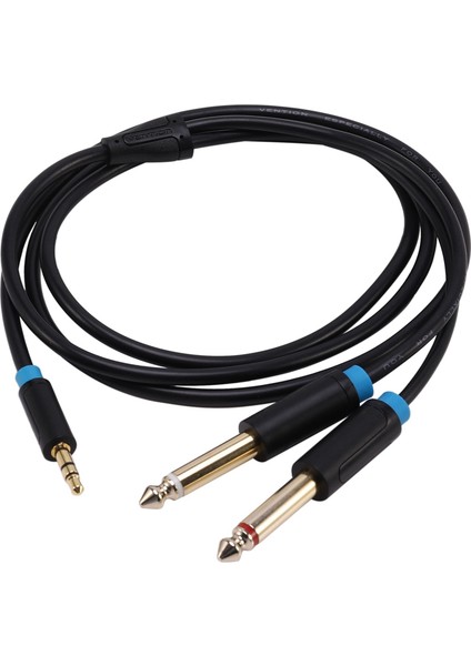 Vention 2x Jack 3.5mm Ila 6.35 Mikser Amplifikatör Hoparlörü Için Ses Kablosu 6.5mm 3.5 Jack Erkek Ayrımcı Ses Kablosu (Yurt Dışından) fiyatları