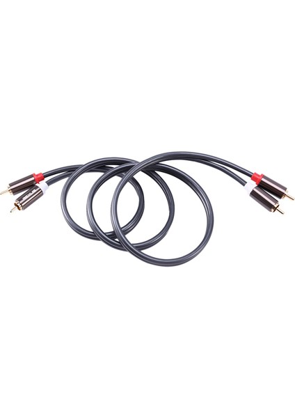 5x Rexlis 2 Rca Ila 2 Rca Erkek - Erkek Hifi Ses Kablosu Ofc Av Hoparlör Tel Tv DVD Amplifikatör Subwoofer Soundbar 1m (Yurt Dışından) fırsatları