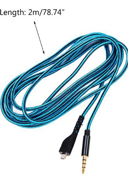 Yedek Oyun Kulaklık Kablosu Ses Kabloları Steelseries Için 2 M Arctis 3 5 7 Kulaklık (Yurt Dışından) fırsatları