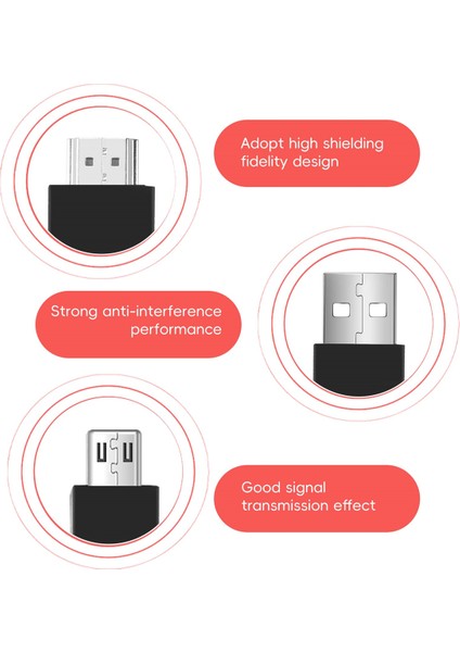 6.5 Feet Mikro-Usb-Hdmı Adaptör Dönüştürücü Kablosu 1080P Hdtv Android Cihazlar Samsung Galaxy S3 (11 Pin, Kırmızı) (Yurt Dışından) indirimleri