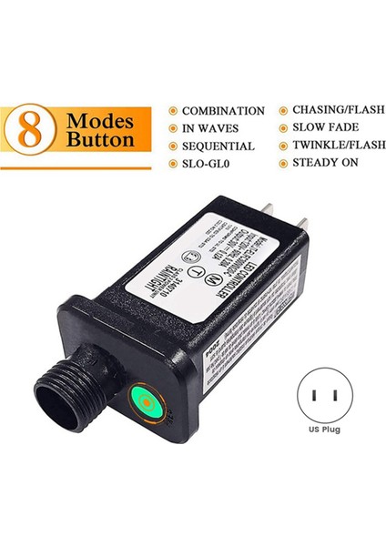 2x 24V Transformatör Fiş Güç Kaynağı Noel Cadılar Bayramı LED Ekipman Süslemeleri Için Uygun (Yurt Dışından)