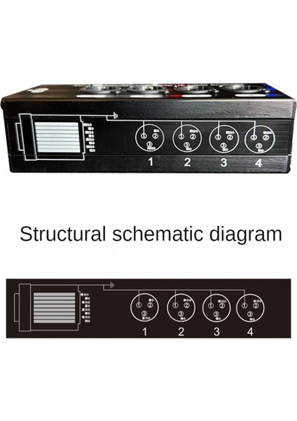 1pc 4 Kanallı 3 Pimli Xlr Ses Ağı Kablosu Genişletici DMX512 Sinyal Genişletici Kadın Konnektörü Siyah (Yurt Dışından) modelleri