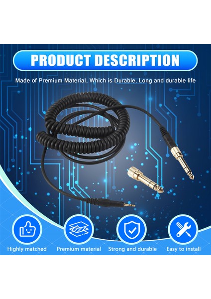 Audio-Technica Ath M50X M40X Kulaklıklar Için Yedek Ses Kablosu Siyah 23 Ağustos (Yurt Dışından) fırsatları