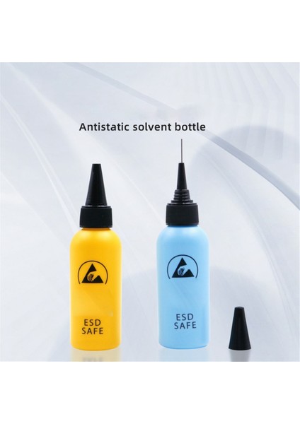 2pcs 60ML Esd Dispenser Plastik Çözücü Şişe Yüksek Kaliteli Sızıntı Profili Iğne Şişesi Tutkal Çıkarma, Mavi+Sarı (Yurt Dışından) fiyatları