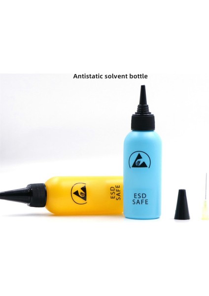 2pcs 60ML Esd Dispenser Plastik Çözücü Şişe Yüksek Kaliteli Sızıntı Profili Iğne Şişesi Tutkal Çıkarma, Mavi+Sarı (Yurt Dışından) fırsatları