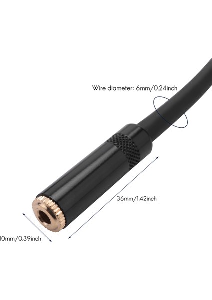 2pcs 0.3m Tel 3 Pin Xlr Dişi - 3.5mm Trs 1/8inç Dişi Stereo Ses Adaptörü Mikrofon Kablosu (Yurt Dışından) fırsatları