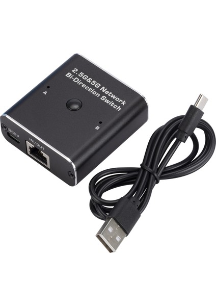 Gigabit Ağ Anahtarı RJ45 Ağ Port 2 1 Out Ağ Kablosu Şeyre Eklentisiz Ağ Ayrıştırıcı Ethernet Adaptörü (Yurt Dışından)