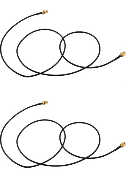 2x Sma Erkek Ila Dişi Adaptör Pigtail Koaksiyel Jumper Uzatma Kablosu 3.3ft Uzunluğunda (Yurt Dışından)