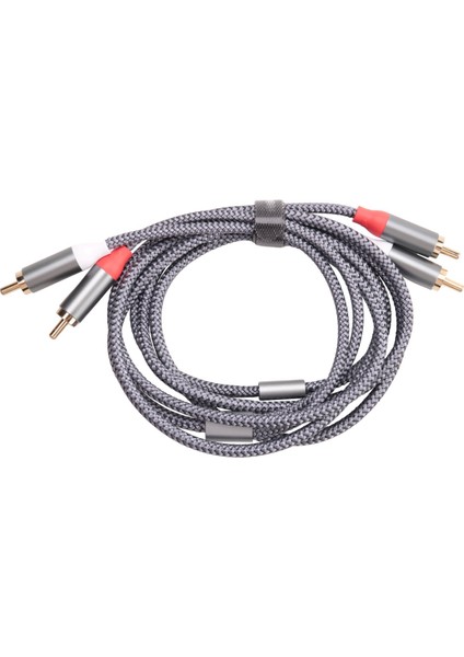 2x Rca Stereo Kablo, [6ft/1.8m, Çift Korumalı Altın Kaplama] 2rca Erkek Ila 2rca Erkek Stereo Ses Kablosu Ev Sineması Için (Yurt Dışından) fiyatları