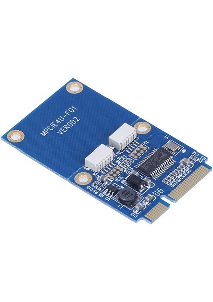 Mini Pcı-E Pcı Express-Çift USB Adaptör Mpcie-5 Pin 2 Bağlantı Noktası Usb2.0 Dönüştürücü Tam/yarım Yükseklik Mini Kart (Yurt Dışından) fırsatları