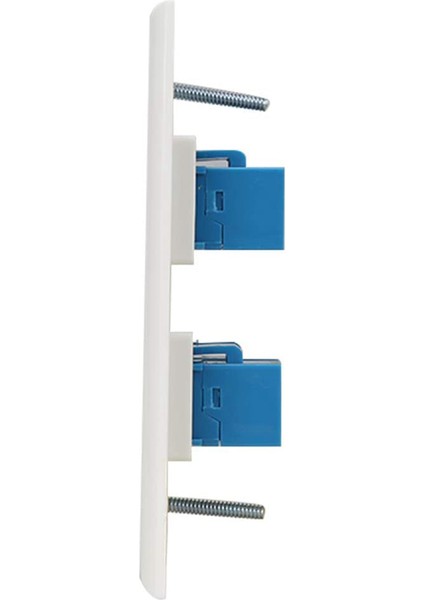 4x Ethernet Duvar Plakası 4 Port Duvar Plakası Kadın -Kadın Cat7/6/6e/5/5e Ethernet Cihazları Için Uyumlu (Yurt Dışından) fırsatları