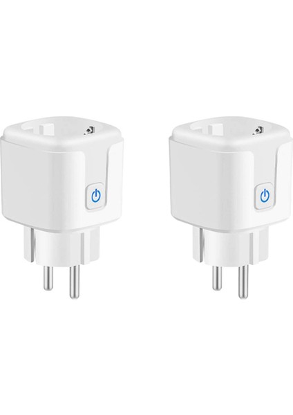 Tuya Akıllı Wifi Fiş Eu 20A Güç ile Akıllı Soket Enerji Tasarrufu Zamanlaması Uzaktan Kumanda Akıllı Yaşam Eu Fiş (Yurt Dışından)