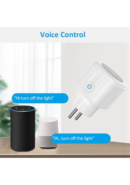 Tuya Akıllı Wifi Fiş Eu 20A Güç ile Akıllı Soket Enerji Tasarrufu Zamanlaması Uzaktan Kumanda Akıllı Yaşam Eu Fiş (Yurt Dışından) indirimleri