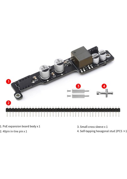 Nvidia Jetson Orin Nano/jetson Orin Nx Için Ethernet Genişleme Kurulu Üzerindeki Poe Modül Gücü (Yurt Dışından)