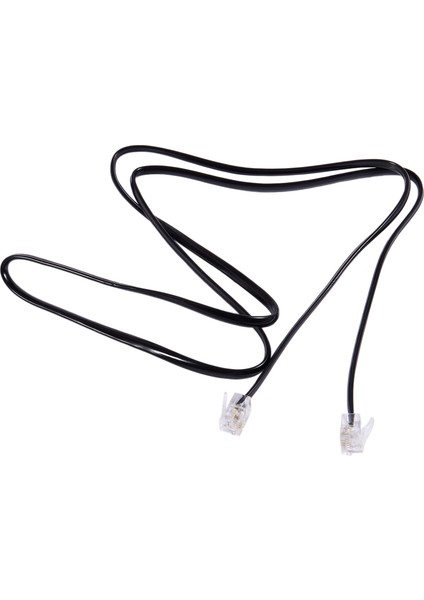 2x RJ11 6P4C Telefon Kablo Kablosu Adsl Modem 1 Metre (Yurt Dışından) indirimleri