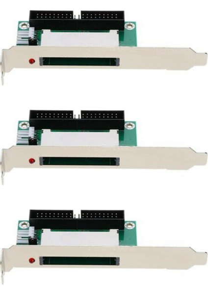 3x 40 Pimli Cf Kompakt Flaş Kartı-3.5 Ide Dönüştürücü Adaptör Pcı Braketi Arka Panel (Yurt Dışından)