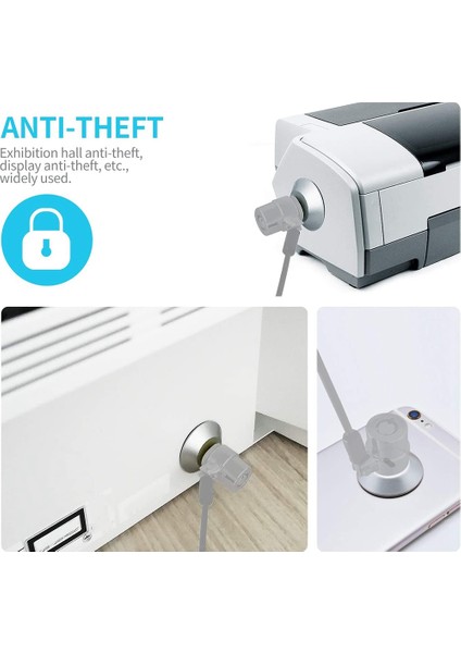 Dizüstü Bilgisayarları, Tabletleri, Monitörleri, iPhone Akıllı Telefonu Kilitlemek Için Kablolar Için Yuvalı Ankraj Plakası Yapıştırıcı Güvenlik Plakası (Yurt Dışından) fırsatları