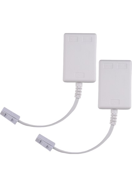 Bt Adsl RJ11 Broadband Internet Microfilter Splitter 2 Pack, Bt Male - Bt &amp; RJ11 Kadın Sabit Modem Için (Yurt Dışından)