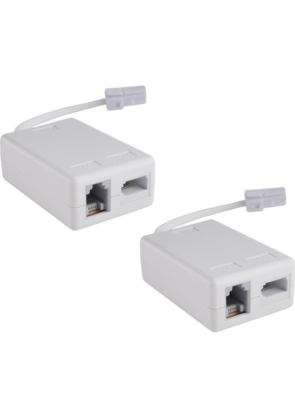 Bt Adsl RJ11 Broadband Internet Microfilter Splitter 2 Pack, Bt Male - Bt &amp; RJ11 Kadın Sabit Modem Için (Yurt Dışından) modelleri
