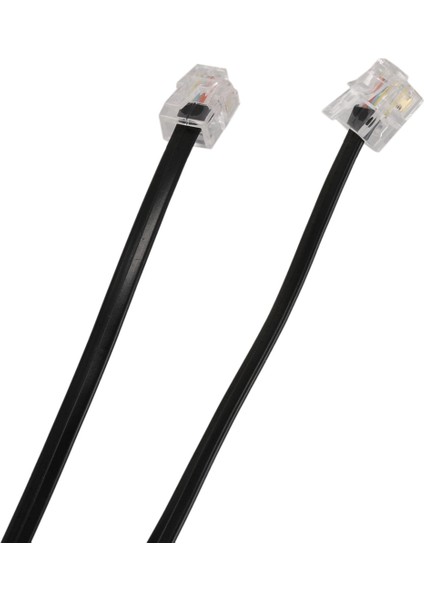 3x RJ11 6P4C Telefon Kablo Kablosu Adsl Modem 10 Metre (Yurt Dışından) fırsatları