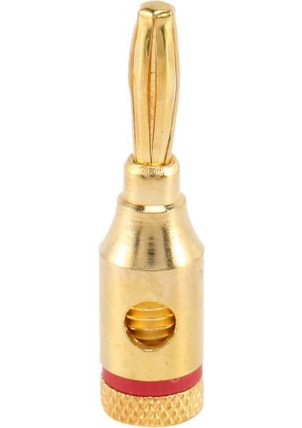 Banana Fişleri Açık Vidalı 24K Altın Kaplama Fişleri Hoparlör Stereo Kablosu Için Ses Jak Konnektörü, 120 Pack (60 Kırmızı, 60 Siyah) (Yurt Dışından) fırsatları