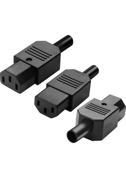 5pcs Iec C13 Güç Fiş Konnektörü C13 Dişi Fiş Güç Adaptör Konnektörü 3 Pin Güç Soketi 250V 10A Ac Güç Adaptörü (Yurt Dışından) fiyatları