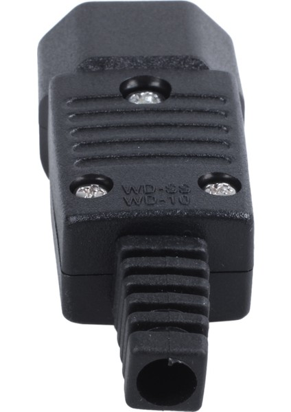 2x Siyah IEC-320 C14 Erkek Fiş Ac Güç Giriş Soket Konnektörü 250V 10A (Yurt Dışından) fırsatları