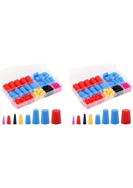 220PCS Silikon Kauçuk Konik Fiş, Delik Fişleri Için Yüksek Sıcaklık Dayanıklı Kauçuk Durdurucular, Püskürtme, Püskürtme, (Yurt Dışından)