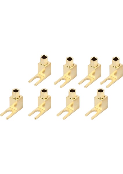 16 Adet Toplam Hi-End Muzdan Kürek Adaptör Fişini/hoparlör Kablo Konnektörü [WY-PYP01-8/SPADE De L/8] (Yurt Dışından) fiyatları