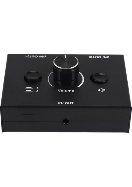 3.5mm Ses Anahtarlayıcı, 2 Giriş 1 Çıkış/1 Giriş 2 Çıkış Ses Sericilik Anahtarıcı, Ses Anahtarlayıcı Kutusu, Tek Kişisel Sabit Düğmesi (Yurt Dışından) indirimleri