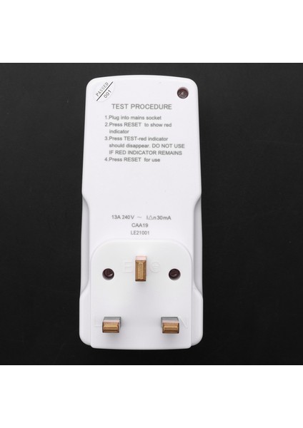 2x Ingiltere Fiş 13A Gfcı Sızıntı Koruma Tapı Rcd Soketi Ana Devre Kesici Kesme Güç Gezi Anahtarı- Ingiltere Fiş (Yurt Dışından) modelleri
