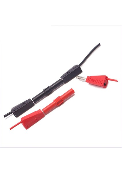 P7023 20PCS/LOT Uzatma Yalıtımlı Pvc 4mm Muz Fiş Soketi Kadından Kadın Adaptör Bağlayıcı Konnektörü Kırmızı Siyah (Yurt Dışından) modelleri